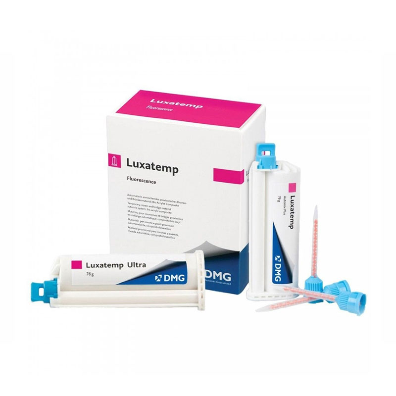 DMG Luxatemp Fluorescence Temporary Crown & Bridge Material – A2, 76g Cartridge